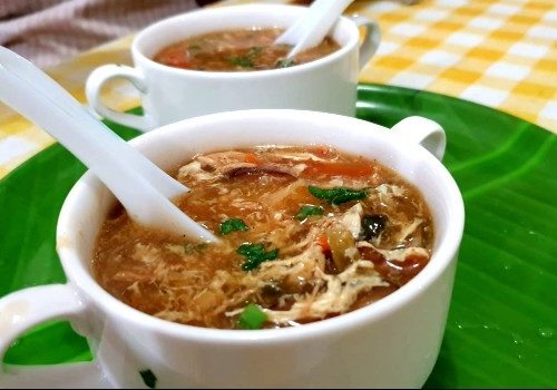 hot and sour soup recipe by DesiExpert.com