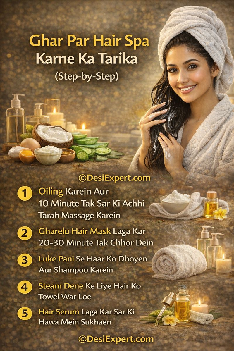 Hair Spa At Home by DesiExpert.com