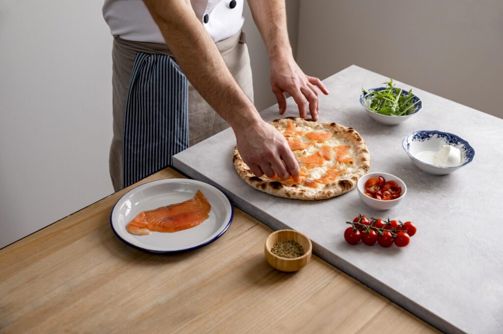 Homemade pizza without oven by DesiExpert.com