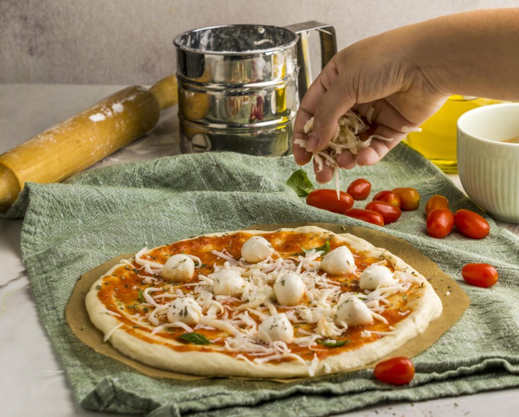 Homemade pizza without oven by DesiExpert.com