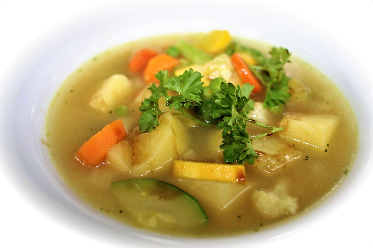 Mixed Vegetable Soup Recipe by DesiExpert.com