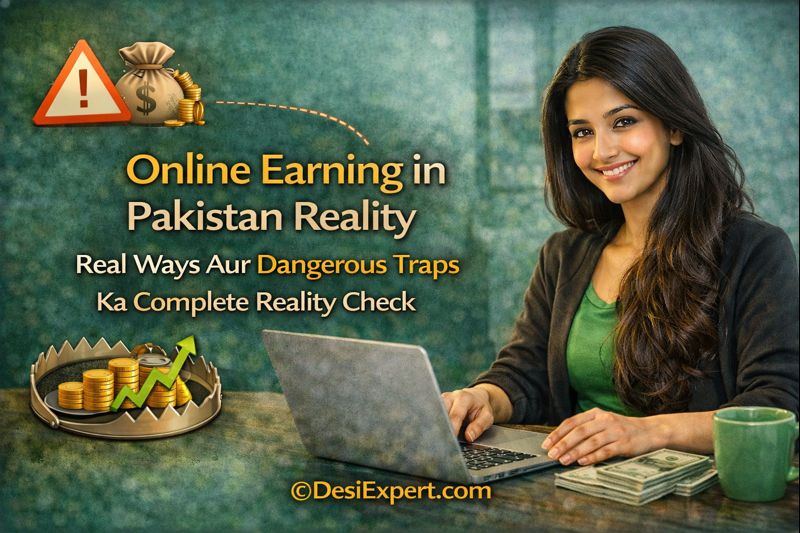 Online Earning in Pakistan Reality by DesiExpert.com