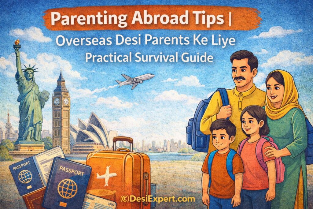 parenting abroad tips by DesiExpert.com